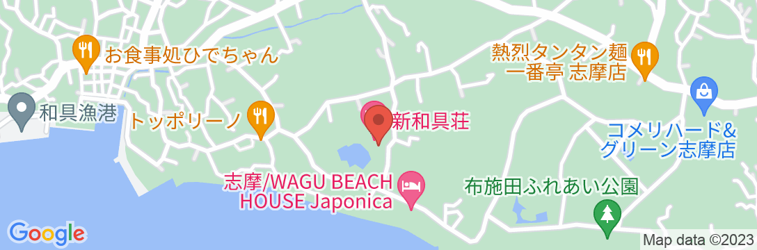 料理旅館 新和具荘の地図