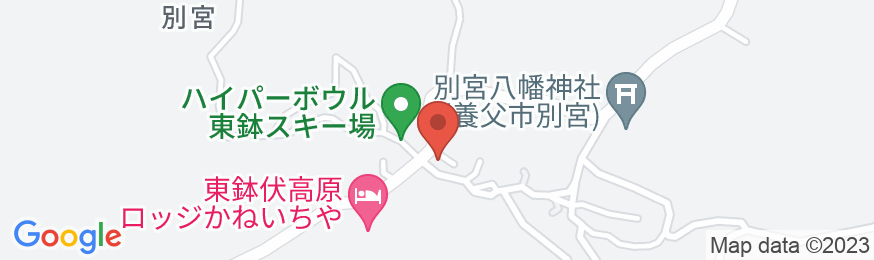 東鉢伏高原 清和荘の地図