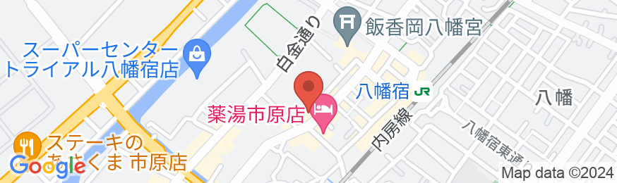 ホスピタリティイン八幡宿駅前(BBHホテルグループ)の地図