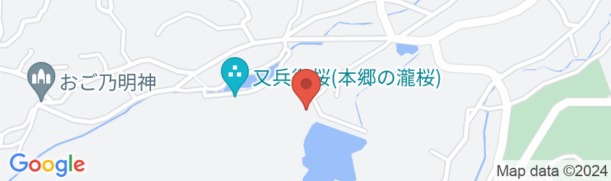 かぎろひの里 椿寿荘の地図