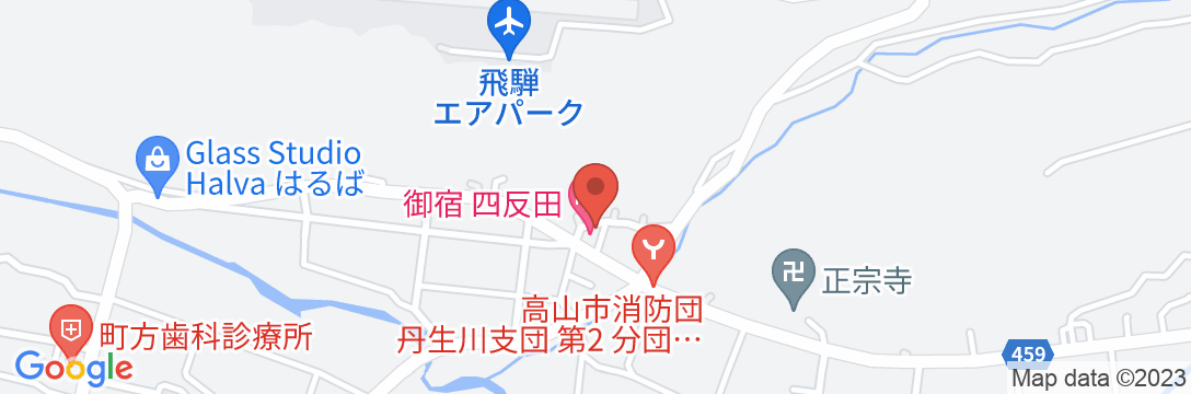 御宿 四反田の地図