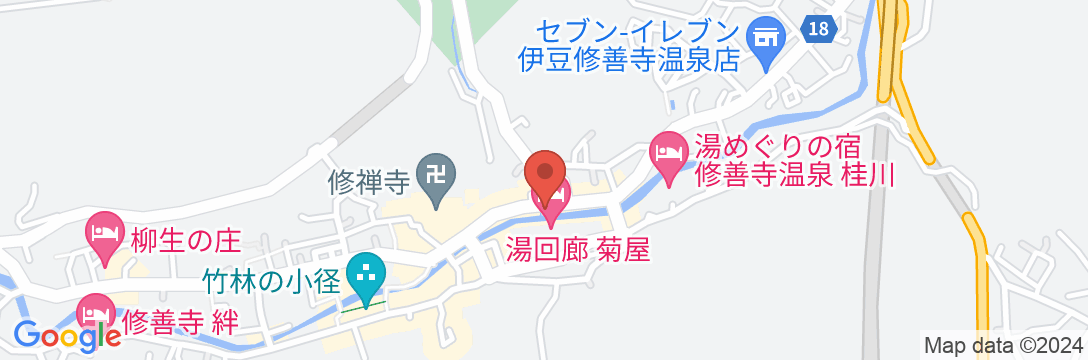 湯回廊 菊屋(共立リゾート)の地図