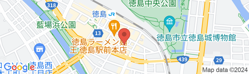 アパホテル〈徳島駅前〉の地図