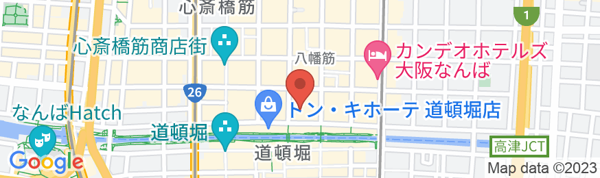ホリデイ・イン大阪難波の地図