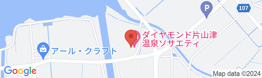 ダイヤモンド片山津温泉ソサエティの地図