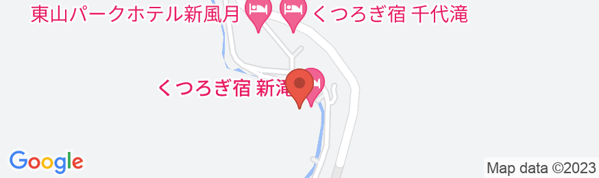 会津東山温泉 くつろぎ宿 新滝の地図