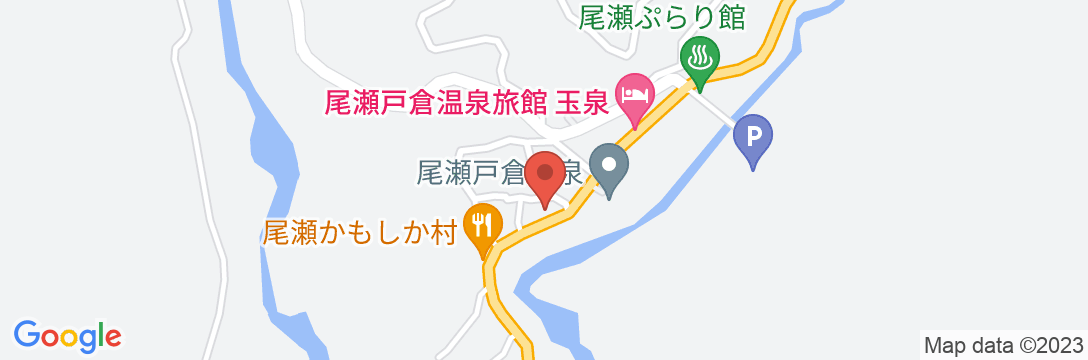 尾瀬戸倉温泉 ペンション ゆきみちの地図