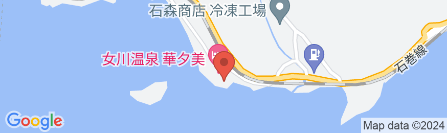 女川温泉 華夕美の地図