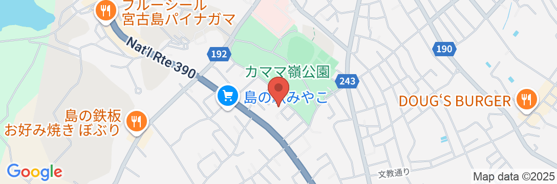 宮古島Guest House PARK SIDE <宮古島>の地図