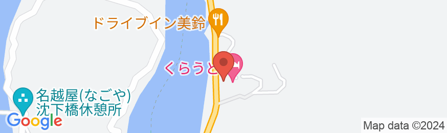 土佐和紙工芸村「くらうど」の地図