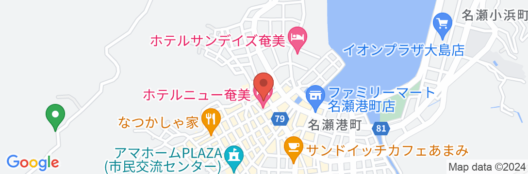 ホテルウエストコート奄美 <奄美大島>の地図
