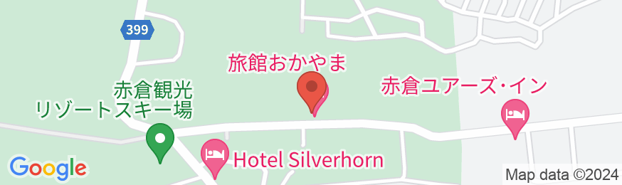赤倉温泉 旅館 おかやま(旧 岡山館)の地図