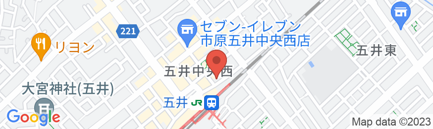 五井キャピタルホテルの地図