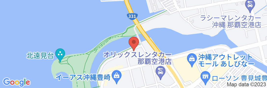 ホテルグランビューガーデン沖縄の地図