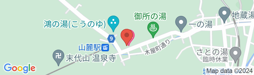 城崎温泉 西村屋本館の地図