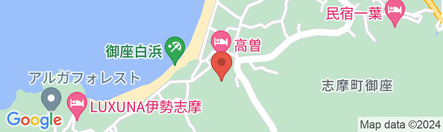 民宿 ニューさざ波の地図
