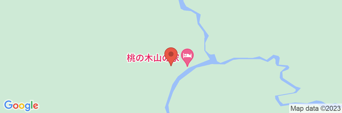 大杉谷 桃の木山の家の地図