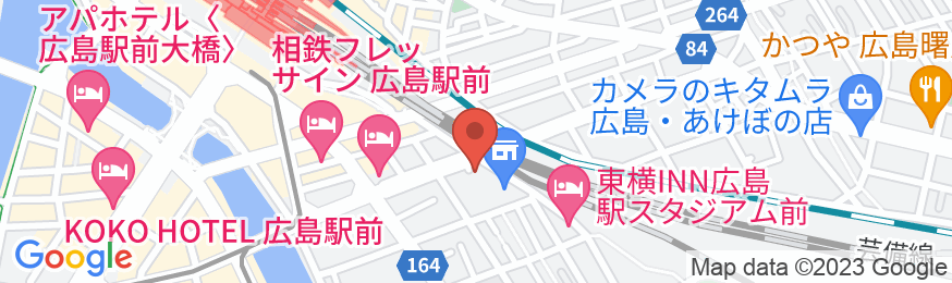 広島インテリジェントホテル スタジアム前の地図