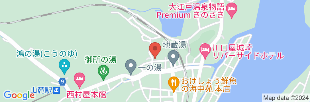 城崎温泉 泉翠(せんすい)の地図