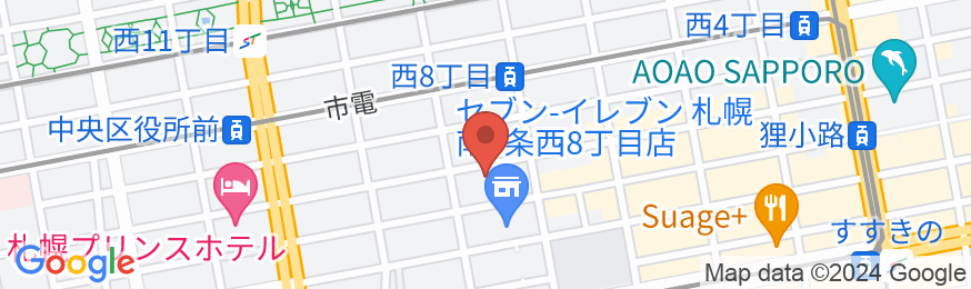 テンザホテル&スカイスパ・札幌セントラルの地図