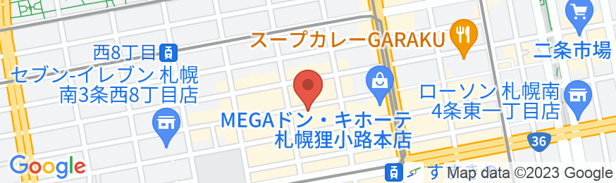 ホテルビスタ札幌[大通]の地図
