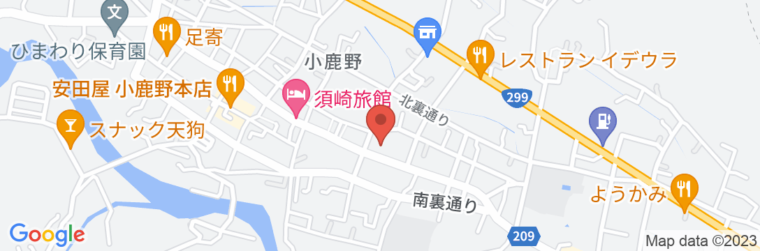 小鹿野温泉 越後屋旅館の地図