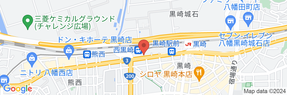 コンフォートホテル黒崎の地図