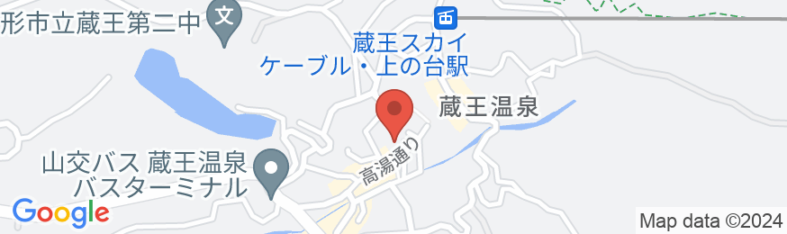蔵王温泉 吉田屋旅館の地図