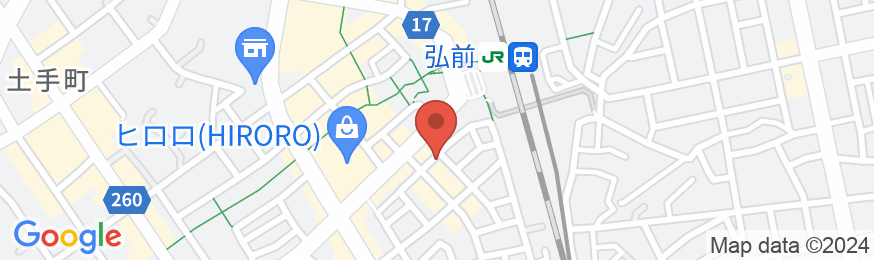 弘前駅前ホテルの地図