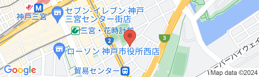 ホテルサンルートソプラ神戸の地図
