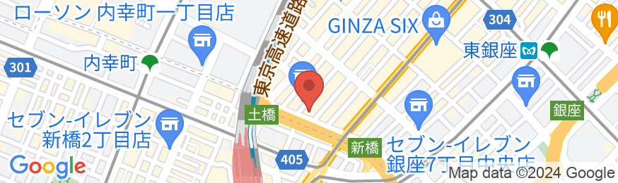 銀座グランドホテルの地図
