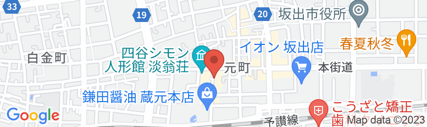 旅館川久米の地図