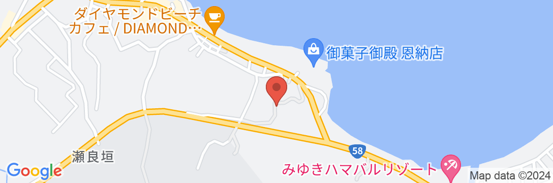 オリエンタルヒルズ沖縄の地図