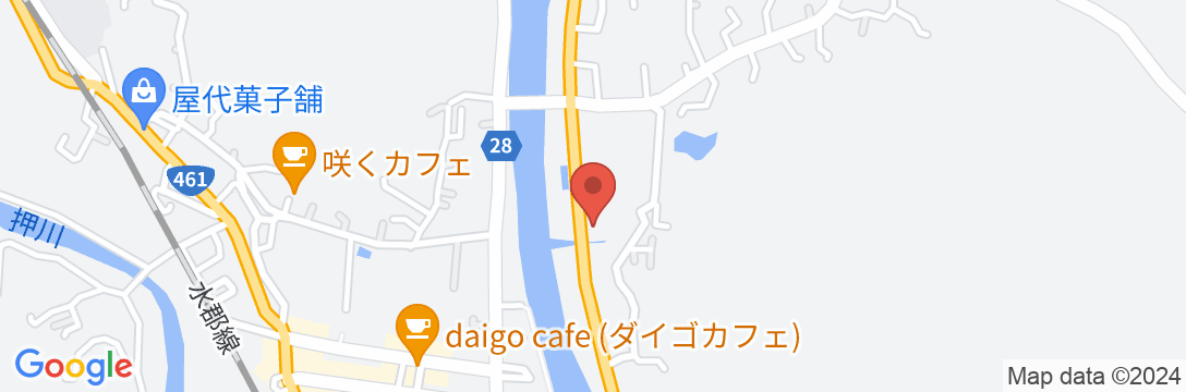 リバーサイド奥久慈 福寿荘の地図
