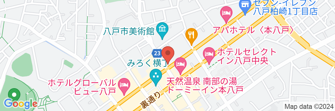 ダイワロイネットホテル八戸の地図