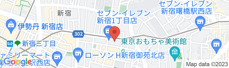 シタディーン新宿の地図