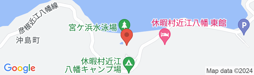 休暇村 近江八幡の地図