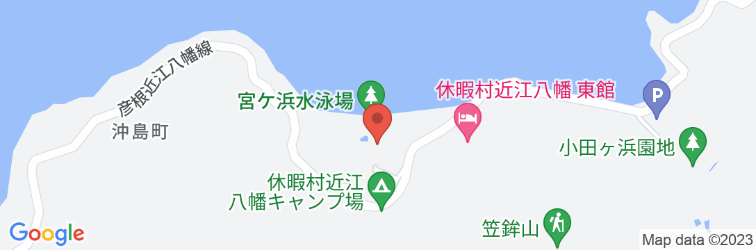 休暇村 近江八幡の地図