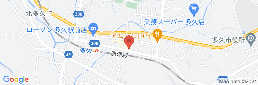 富亀和旅館の地図