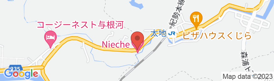 小さな宿 Niecheの地図