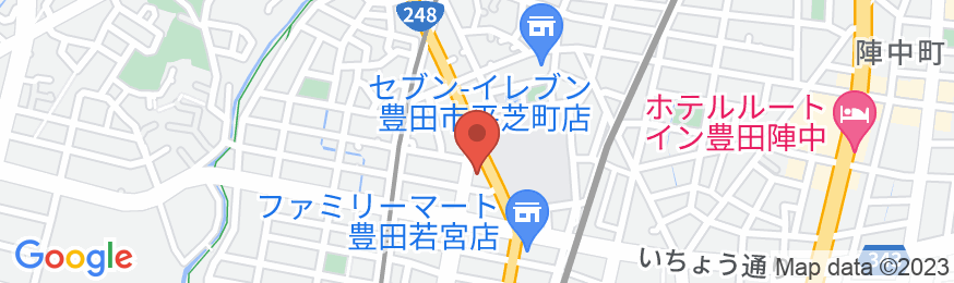 ビジネスホテル豊田ビラージIIの地図