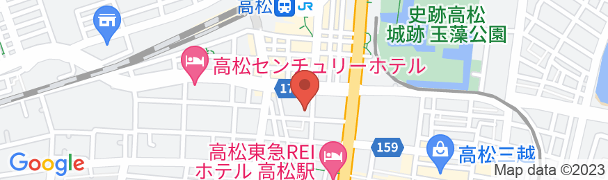 ホテルパレス高松 〜PALACE TAKAMATSU〜の地図
