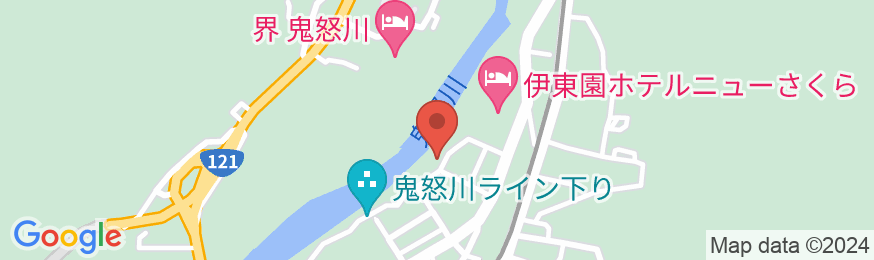 鬼怒川温泉 静寂とまごころの宿 七重八重の地図