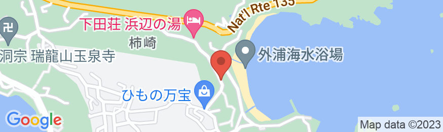 下田温泉 臨海荘の地図