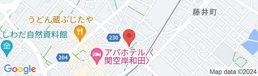 岸和田シティ・ホテル プリンセスの地図
