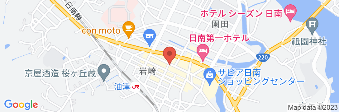 旅館 いろは<宮崎県>の地図