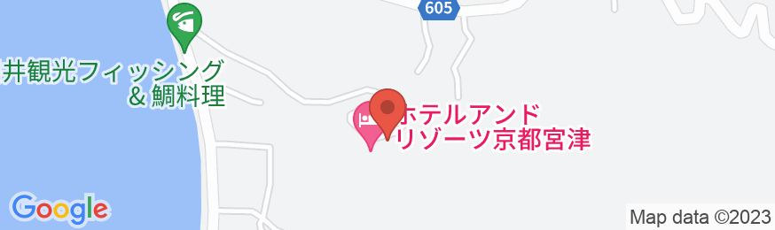 メルキュール京都宮津リゾート&スパ(旧ホテル&リゾーツ 京都 宮津)の地図