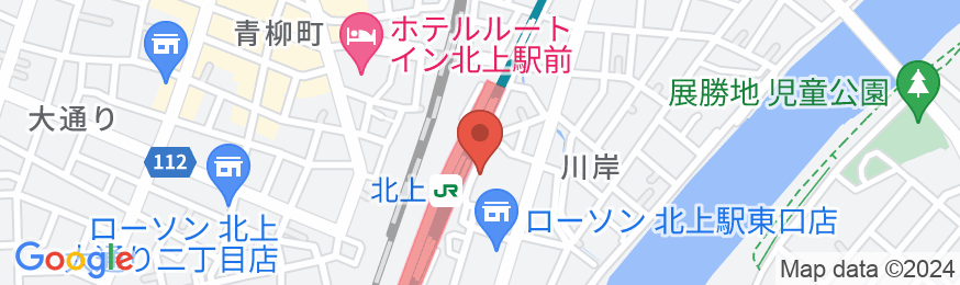 東横INN北上駅新幹線口の地図