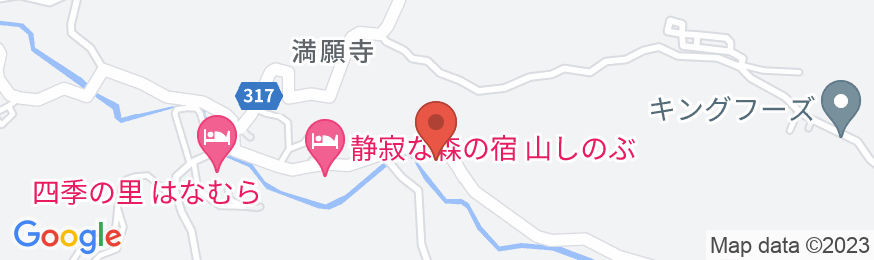 小田温泉 離れ宿 山咲の地図
