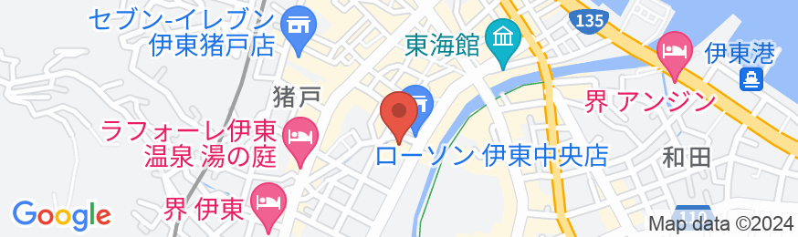 伊東園ホテル松川館の地図